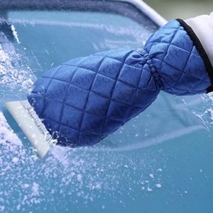 Unisex Waterproof Fleece-Lined Ice Scraper Mitt